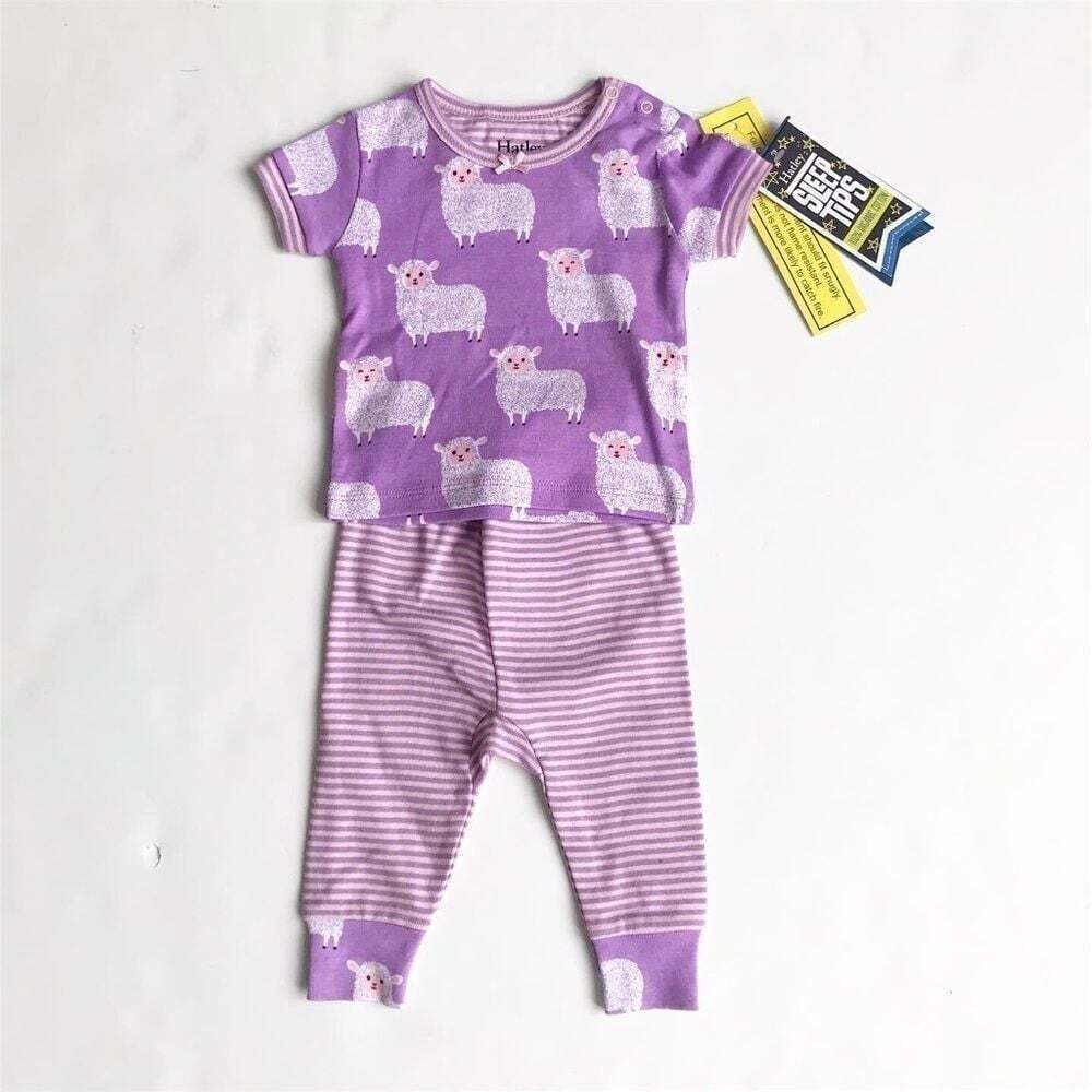 Hatley NWT sheep print Pajamas 3-6 months